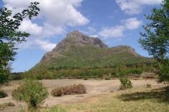 Aerial view of the Le Morne